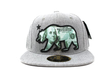 Load image into Gallery viewer, $100 Benjamin Bear Cotton Snapback Hat
