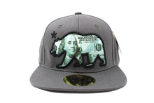 Load image into Gallery viewer, $100 Benjamin Bear Cotton Snapback Hat

