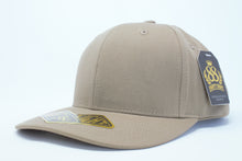Load image into Gallery viewer, 6 Panel Cotton Curve Cap (Khaki) #EE105
