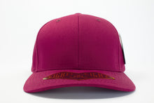 Load image into Gallery viewer, 6 Panel Cotton Curve Cap (Burgundy) #EE105
